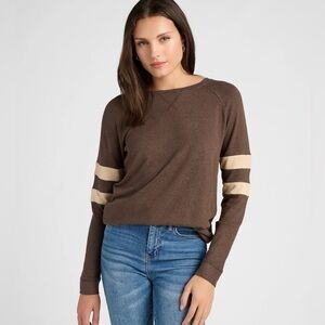 78 & Sunny Shoreline Varsity Cozy Top - M